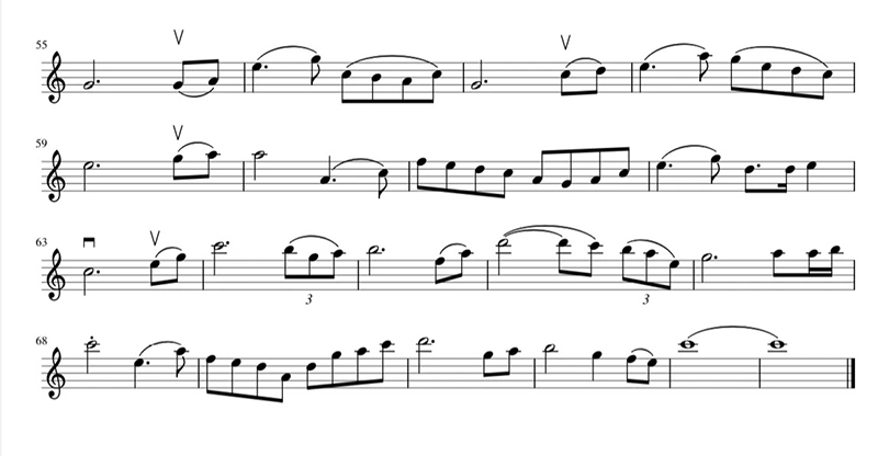 《我愛(ài)你中國(guó)》小提琴